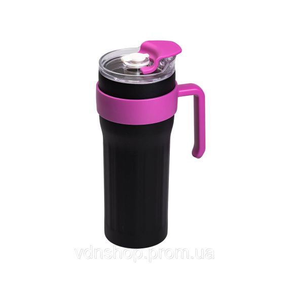 Термочашка Big Mac 1,2 л з трубочкою чорна HP-14-24B | Зображення 4