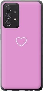 Чохол на Samsung Galaxy A52 Серце 2 з пластику FCh_048372