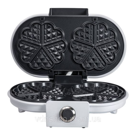 Вафельница Sokany для бельгийских вафель 1200 Вт универсальная электровафельница KJ-510 | Зображення 5