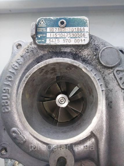 Турбіна Рено Кенго, Дача Логан 1.5 dCi. 54359700033, 54359700011, 8200507852, 8200507852, 7701476891 | Зображення 2