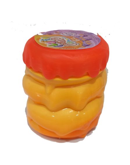 В'язка маса Mega Stretch Slime 6XL SLM-13-01U Danko Toys (4823102805269) Помаранчевий