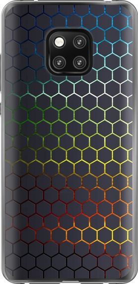 Чехол на Huawei Mate 20 Pro Переливающиеся соты "498u-1567-17620"
