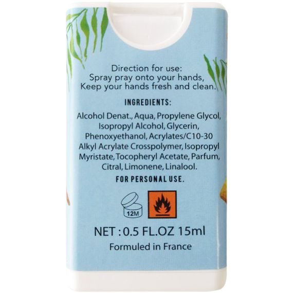 Кишеньковий санітайзер для рук Moisturising 15мл Green Tea | Зображення 1