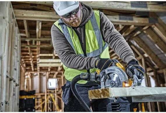 Пила дискова акумуляторна 184*16мм DeWALT DCS570P2 | Зображення 5
