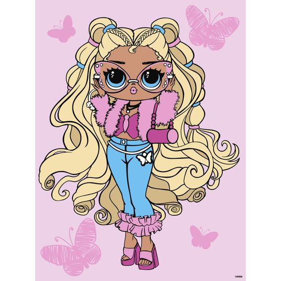 Картина по номерам "L.O.L. Surprise! Tweens Olivia Flutter" KHO6286, 30х40 см