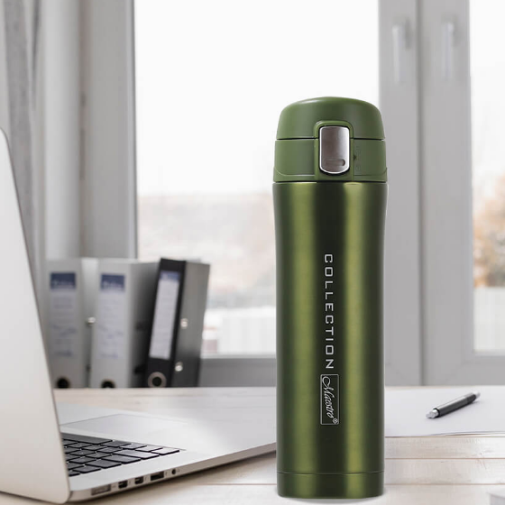 Термочашка 450мл зелений Maestro MR-1641-45-GREEN | Зображення 3