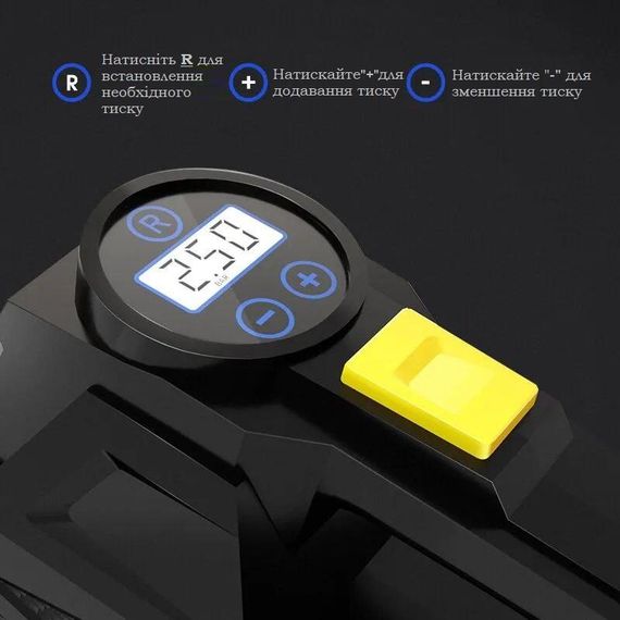 Компресор портативний з швидким накачуванням 35 л/хв XPRO SW-201B (46903-SW-201B_599) | Зображення 7