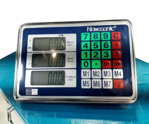 Електронні потужні потужні торгові ваги до 600 KG зі з'єднанням платформи з індикатором по Wi-Fi Rainberg RB-600 (RB-600_2903) | Зображення 3
