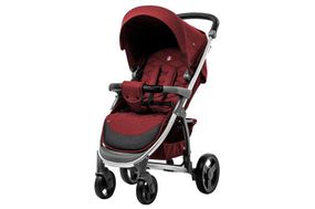 Коляска прогулочная CRL-8505 "Vista" Ruby Red в льне CARRELLO