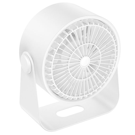 Настільний вентилятор Hoco HX66 desktop circulating fan 3000 mAh White | Зображення 5