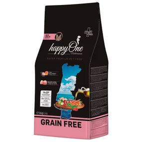 Корм happyOne Mediterraneum Cat Fresh Meat сухий зі свіжим м'ясом для дорослих котів 1 кг