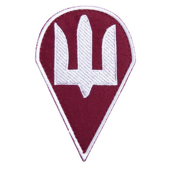 Шеврон IDEIA 87125 Україна 6,3*9,5  габардин бордо