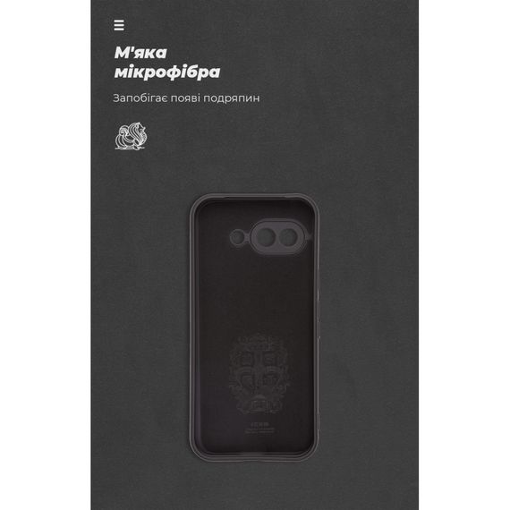 Чохол до мобільного телефона Armorstandart ICON Google Pixel 9a Camera cover Black (ARM83646) | Зображення 2