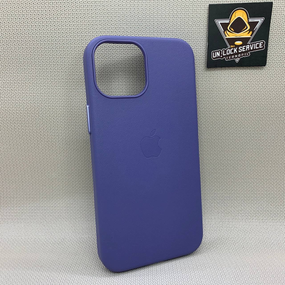 Чохол-накладка Шкіра Iphone 13 mini з посиленим захистом (TPU) Фіолетовий