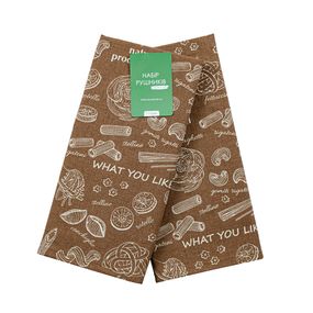 Набір рушників Home Line 64672 Україна 40x60  Пів Панами Коричневий