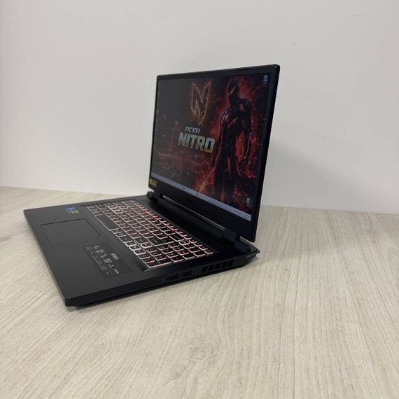 Ігровий ноутбук Б-клас Acer Nitro 5 AN517-55 / 17.3" (1920x1080) IPS / Intel Core i5-12450H (8 (12) ядер по 3.3 - 4.4 GHz) / 8 GB DDR4 / 512 GB SSD / nVidia GeForce RTX 3050, 4 GB GDDR5, 128-bit / WebCam б/в | Зображення 7