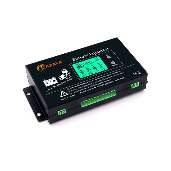 Балансир HX02 для акумуляторних батарей AGM, GEL, Li-ion, LiFePo4, 48V, 10A, 4S, LED індикація, 150x80x30mm | Зображення 1