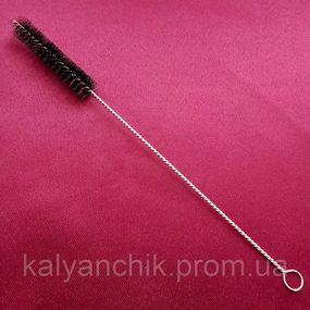 Ерш для чистки стеклянной трубки Bristles Power черный D - 1 см.