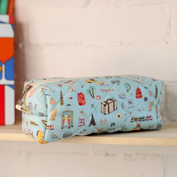 Косметичка Pusheen Travel 22х10х9 см (KP_24J012_SBR) | Зображення 1