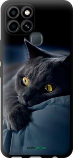 Чохол на Infinix Smart 6 Димчастий кіт "825b-2758-2448"