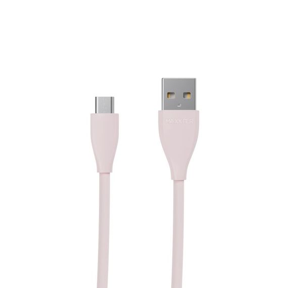 Кабель Maxxter UB-M-USB-01GP, USB 2.0 A-тато/Micro B-тато, 1,0 м.