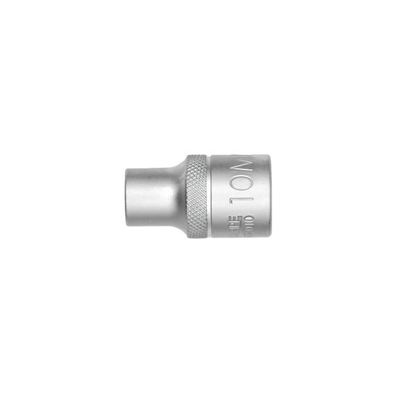 Головка торцева шестигранна, 1/2IN, коротка, SW10, RED STRIPE