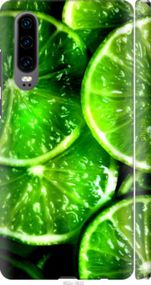 Чохол на Huawei P30 Зелені часточки лимона "852m-1622-2448"