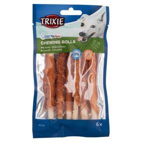 Ласощі для собак з куркою Trixie Denta Fun Chewing Rolls 12 см, 70 гр