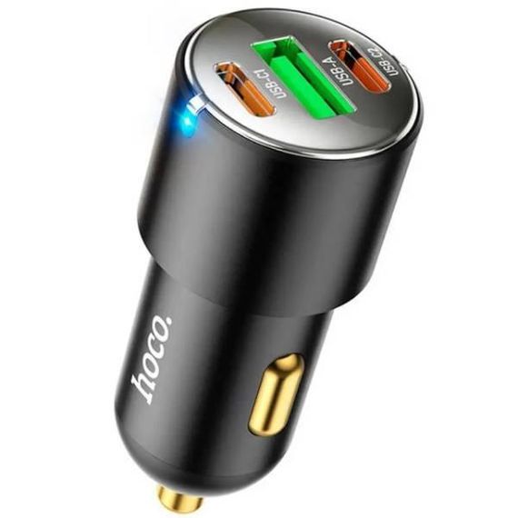 Автомобильное зарядное устройство HOCO NZ6 PD45W 3-port Черное