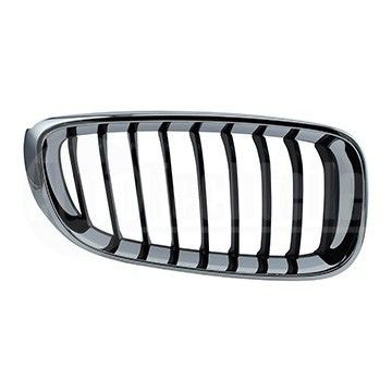 Решетка радиатора правая BMW 3 F34 (GT) 13-21 (хром/чёрн), AutoTechteile, 709 5118, BF0112360164