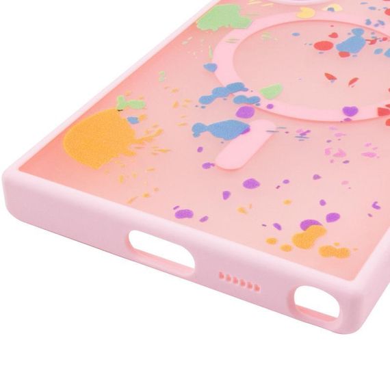 Чехол TPU+PC Flush with Magnetic Fit для Samsung Galaxy S25 Ultra  Baby pink | Зображення 4