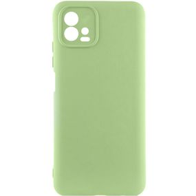 Чохол TPU GETMAN Liquid Silk Full Camera для Motorola Moto G72 Зелений / Pistachio