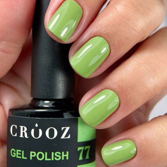 Гель-лак Crooz 77 (светло-оливковый) 8мл