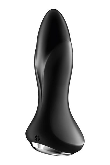 Анальна смарт-вібропробка із перлинним масажем Satisfyer Rotator Plug 1+ Black | Зображення 1