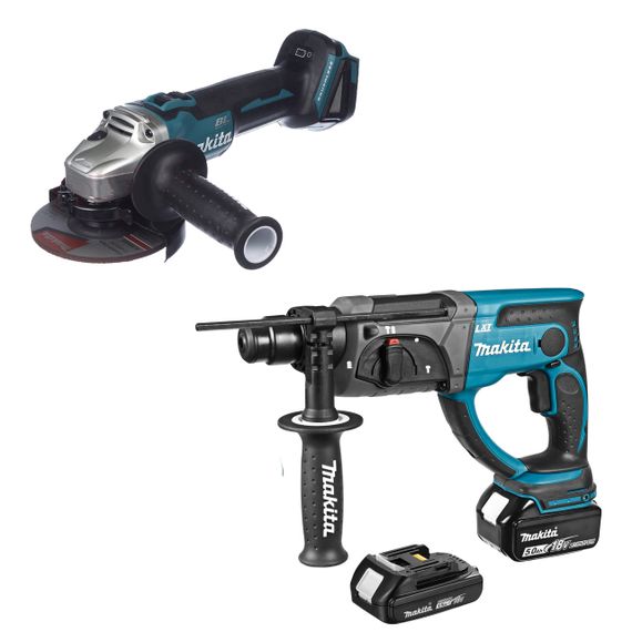 Набір інструментів Makita (DHR202RX4 + DGA504Z)