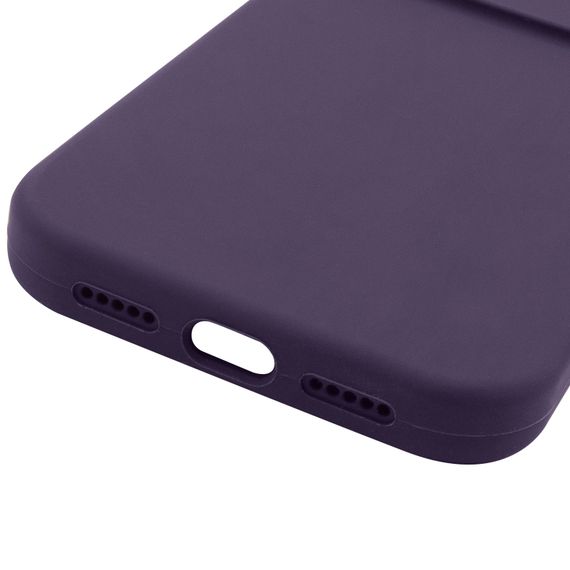 Чохол Silk Full Camera Protective (AA) NO LOGO для Apple iPhone 16 (6.1") Фіолетовий / Elderberry | Зображення 3