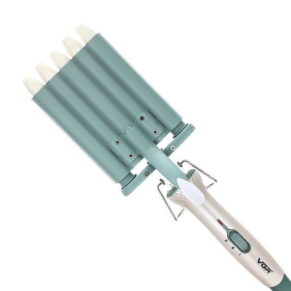 Плойка хвиля для волосся VGR V-597 п'ять хвиль діаметр 16 мм з керамічним покриттям для кучеряшок YP-194 та локонів | Зображення 9