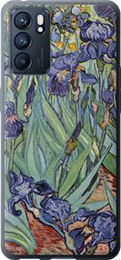 Чехол на Oppo Reno6 5G Винсент Ван Гог. Ирисы "161u-2651-17620"