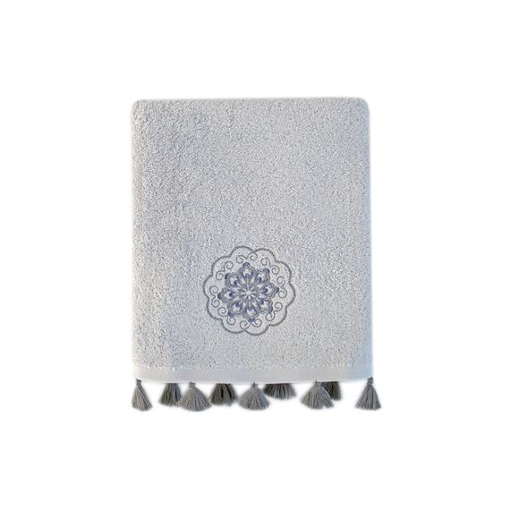 Рушник Irya 8745 Туреччина 90*150 см  Махра Світло-сірий