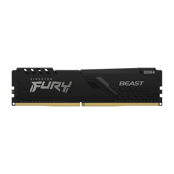 Модуль пам'яті для комп'ютера DDR4 16GB 3600 MHz Fury Beast Black Kingston Fury (ex.HyperX) (KF436C18BB/16) | Зображення 1