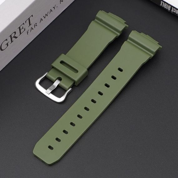 Ремешок для Casio G-Shock DW-6900 Army Green SI | Зображення 1