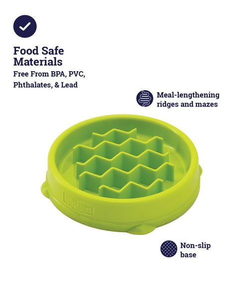 Миска-лабиринт для котов OutwardHound Petstages Cat Fun Feeder Wave Grn SM, 14 см | Зображення 1