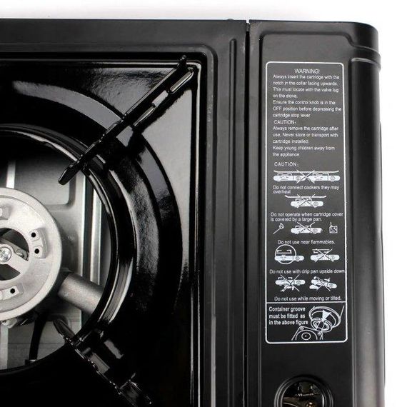 Портативна туристична газова плита з п'єзопідпалом Happy Home BDZ-155-A в коробке | Зображення 3