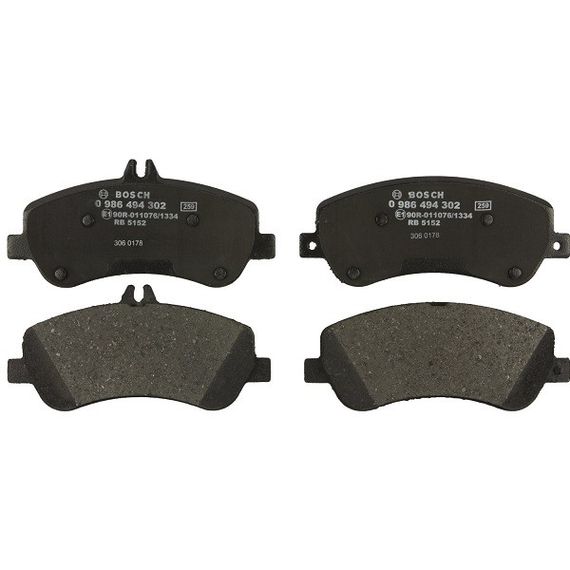 Гальмівні колодки Bosch дискові передні MB C/S/E-Class ''>98 0986460976