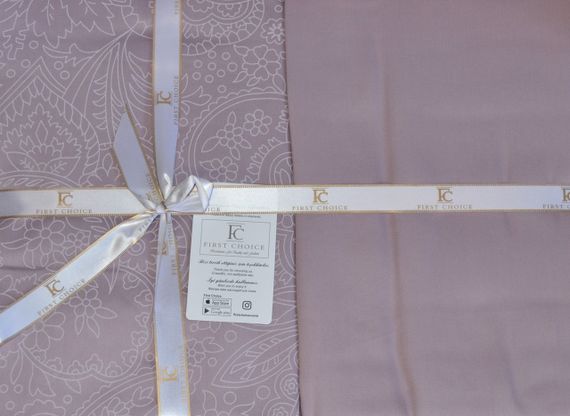 Постільна білизна First Choice Cotton Satin 200 х 220 см Neva Lavender | Зображення 4