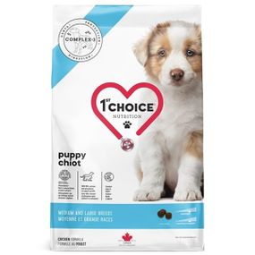 Корм 1st Choice Puppy Medium and Large Breeds сухий з куркою для щенят та юніорів середніх та великих порід 350 гр