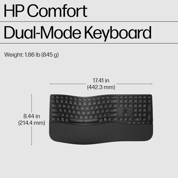 Клавиатура мембранная HP 680 Comfort Dual-Mode 111key 8T6L8AA | Зображення 5