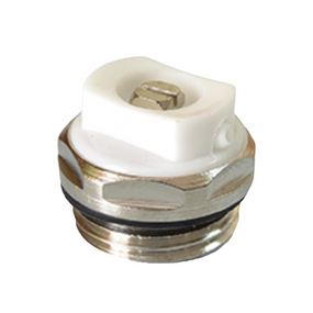 Кран Маєвського під викрутку d15мм 1/2" білий EA EuroAqua