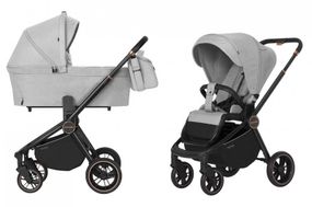 Коляска універсальна CRL-8510/1 "Epica" 2in1 Silver Grey CARRELLO