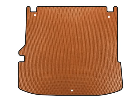 Килимок в багажник EVA V2 (з сабвуфером, 7-ми місний, Помаранчевий) для Toyota Highlander 2019- рр
